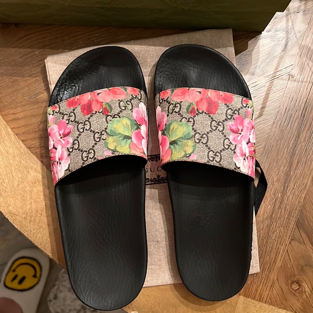 Gucci Floral Slides